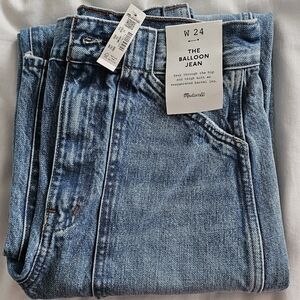 Madewell Light Blue Denim Balloon Jeans